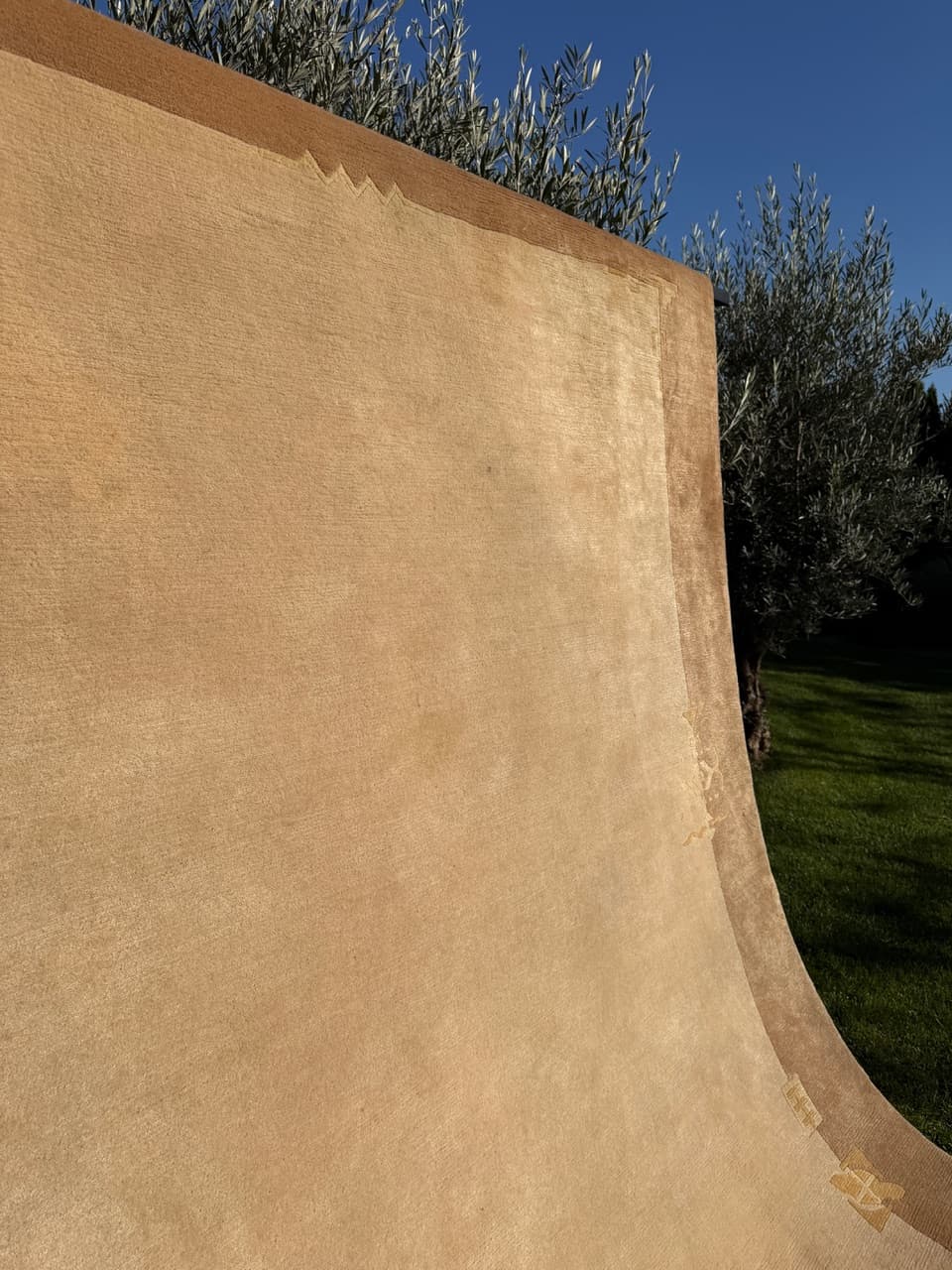 Dywan Art Deco 300x250 cm, beżowy, wełna, Nepal - 195673