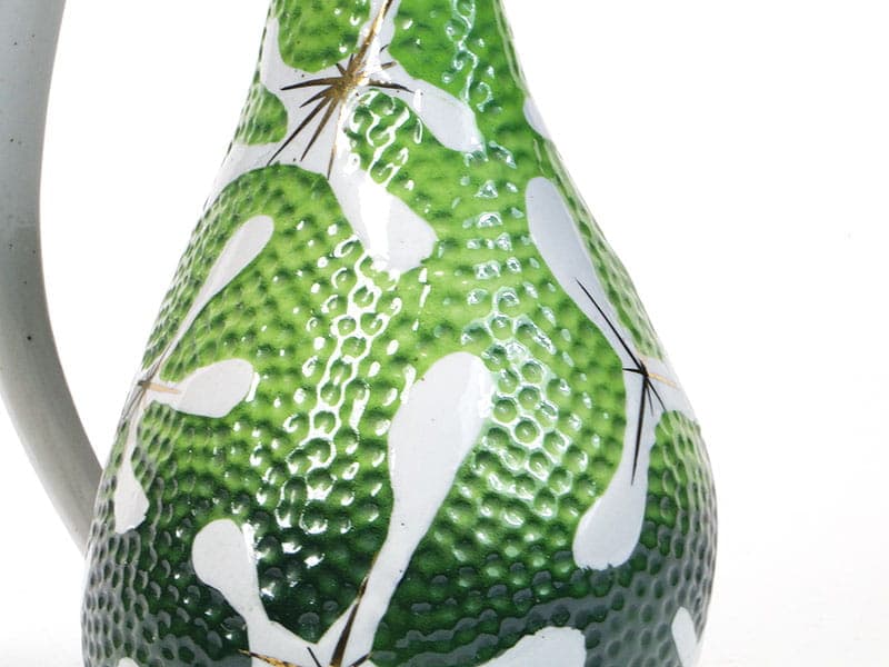 Dzban Pop Art, zielony, porcelana, Steatyt, Polska, lata 60. - 195685