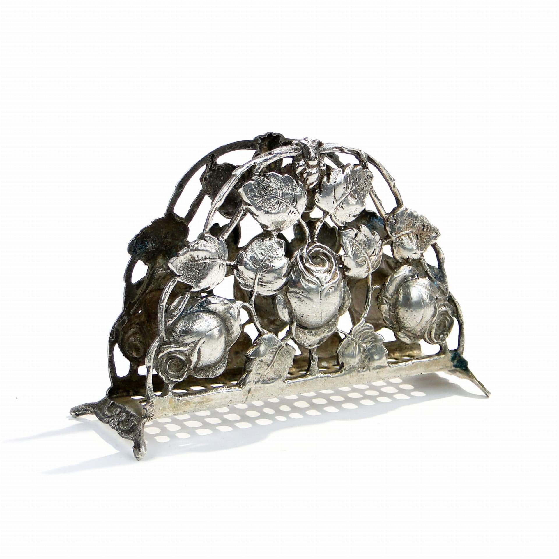 Serwetnik Art déco, srebro, Niemcy/Szwecja, lata 80. - 195706