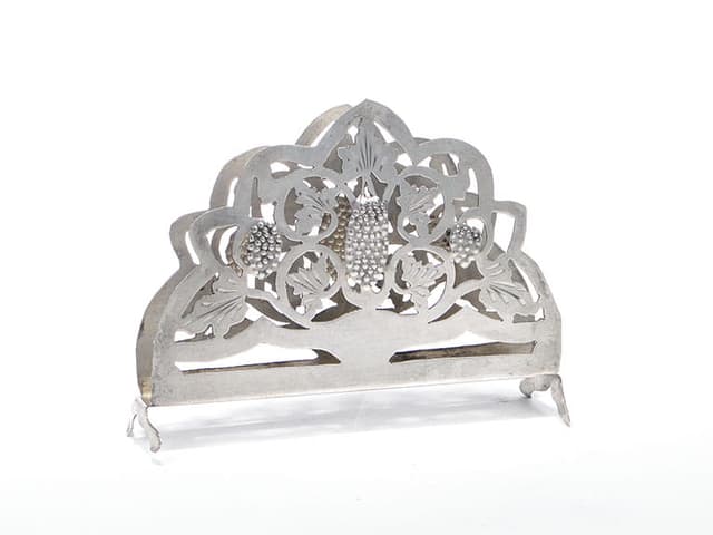 Serwetnik Art Deco, srebro, Polska, lata 20. - WYMIARY