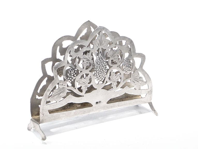 Serwetnik Art Deco, srebro, Polska, lata 20. - 195739