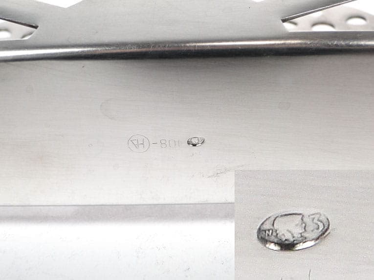 Serwetnik Art Deco, srebro, Polska, lata 40. - 195759