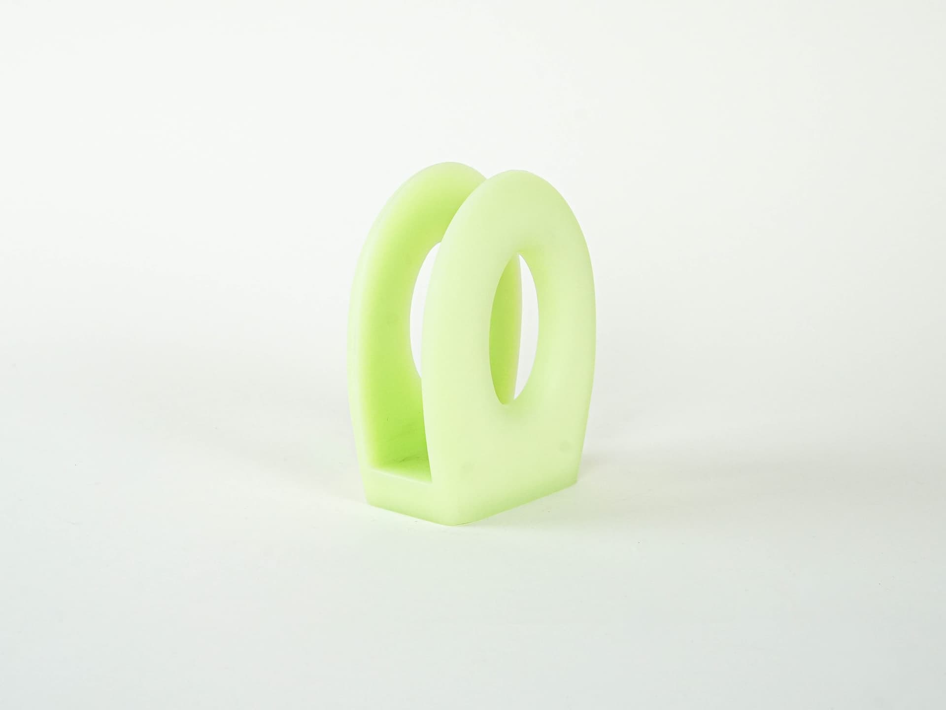 Stojak na gazety, turkusowy, plastik, Guzzini, Włochy, lata 70. - 195892