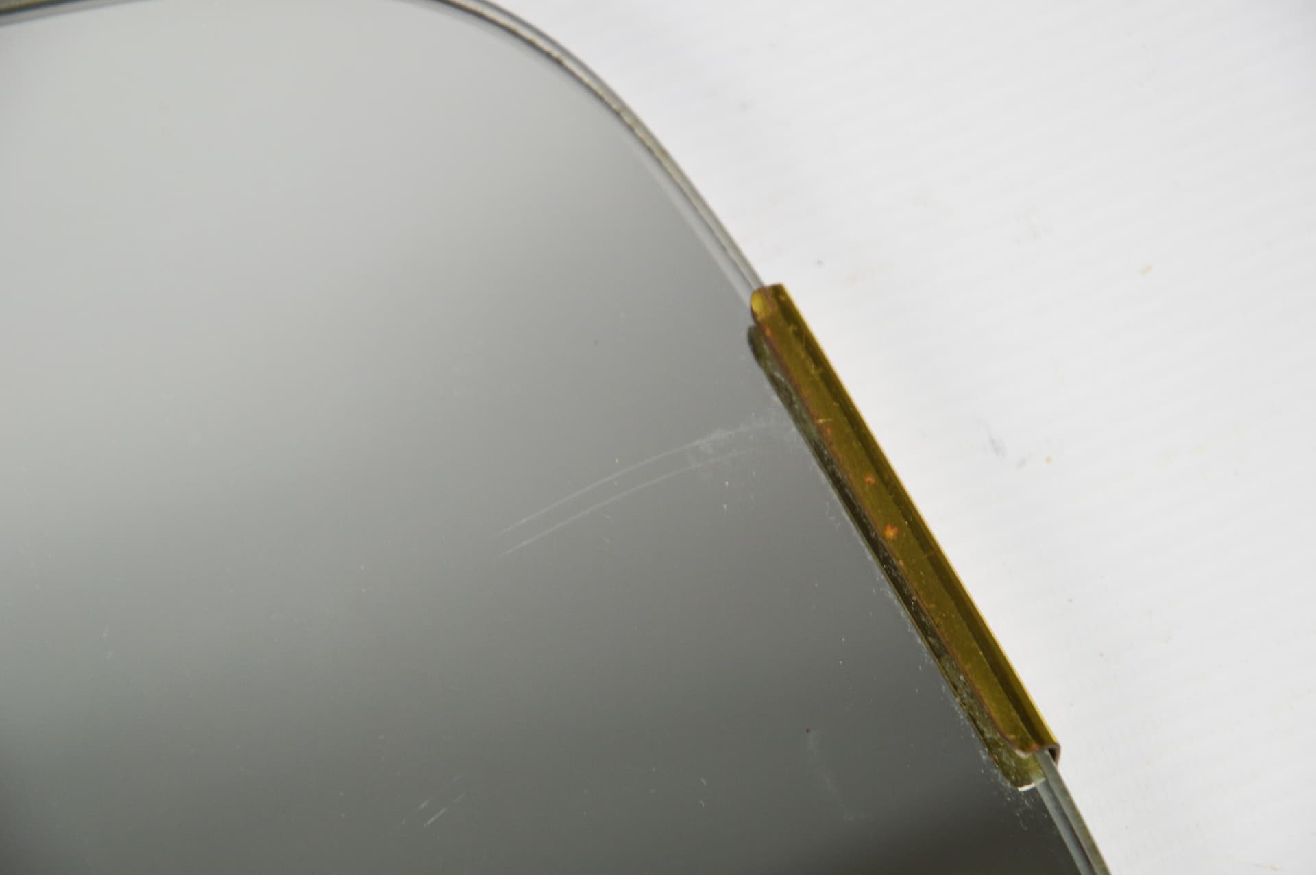 Lustro kryształowe, szkło transparentne, Niemcy, lata 70. - 195995