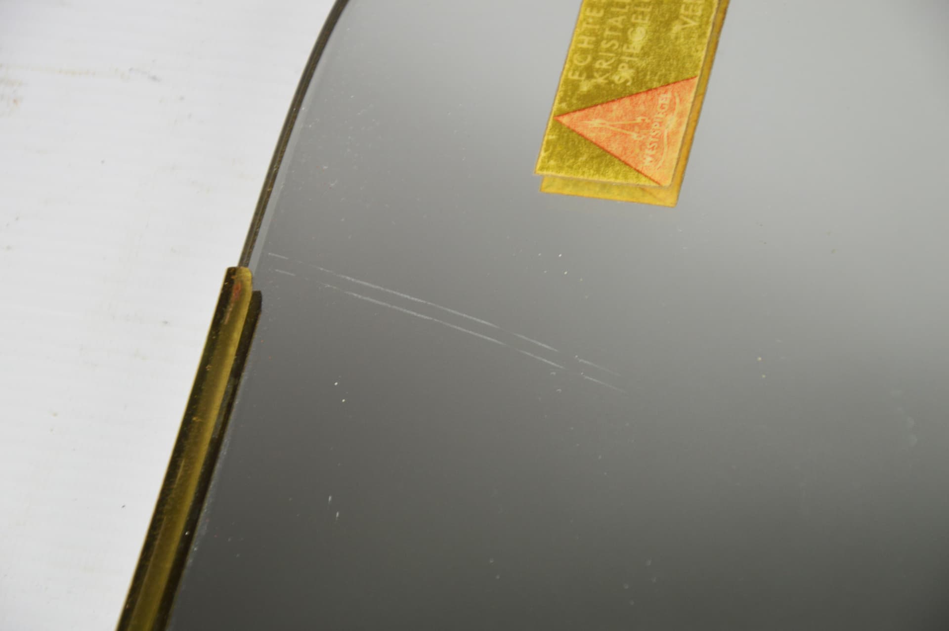 Lustro kryształowe, szkło transparentne, Niemcy, lata 70. - 195994