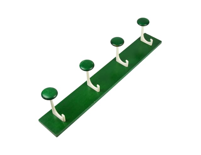 Wieszak ścienny, Space Age, zielony, lata 70. - WYMIARY