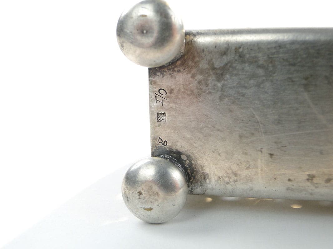 Napkin holder, silver-plated brass, WMF, Germany, 1920s - 196102