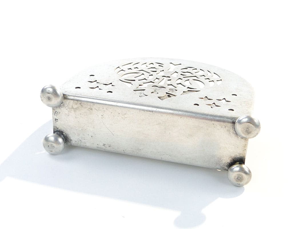 Napkin holder, silver-plated brass, WMF, Germany, 1920s - 196107