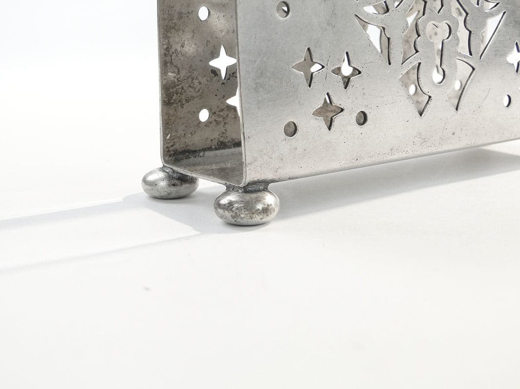 Napkin holder, silver-plated brass, WMF, Germany, 1920s - 196104