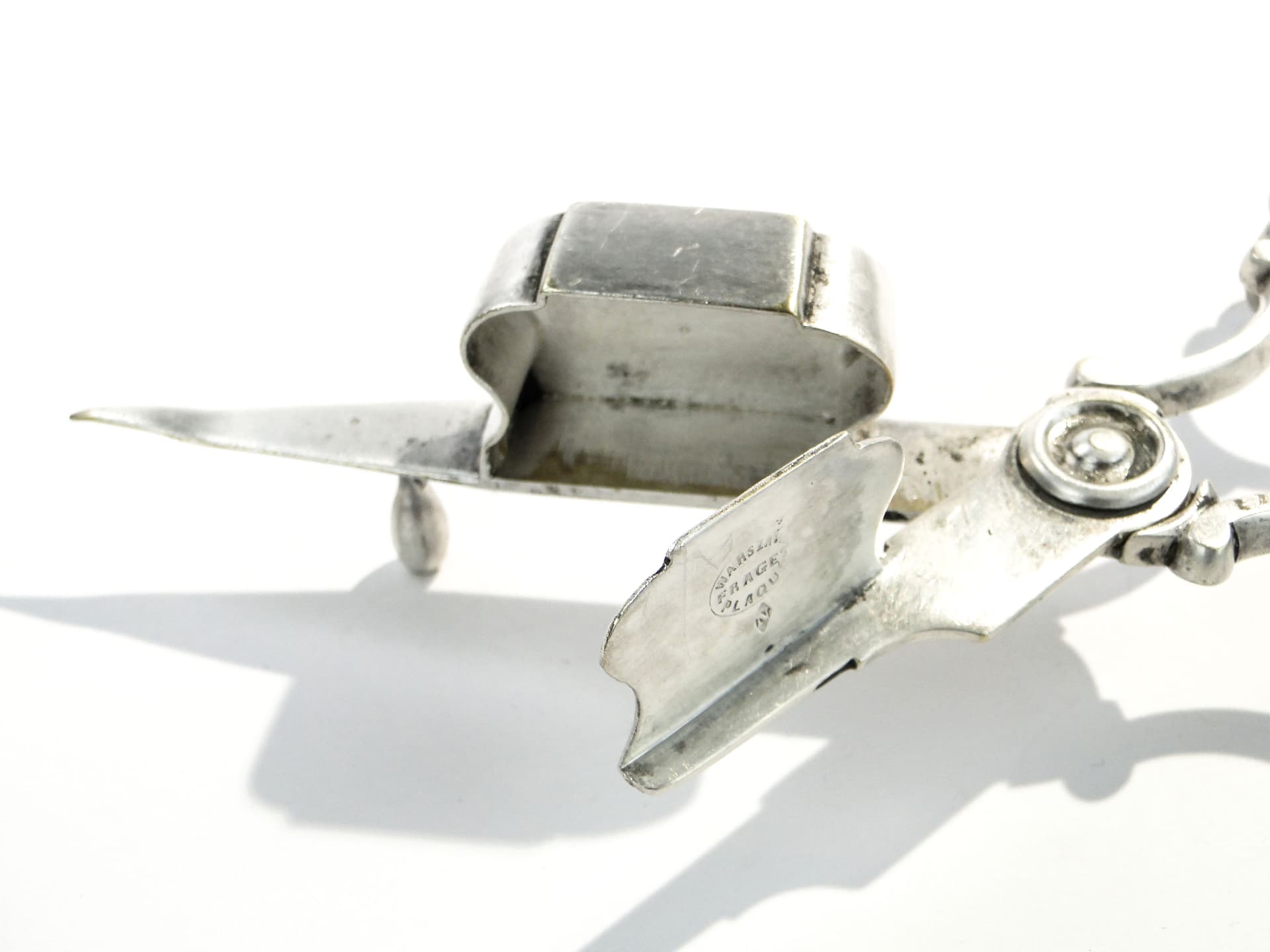 Candle wick trimmers Empire, silver brass, Fraget, Poland, 19th c. - 196142