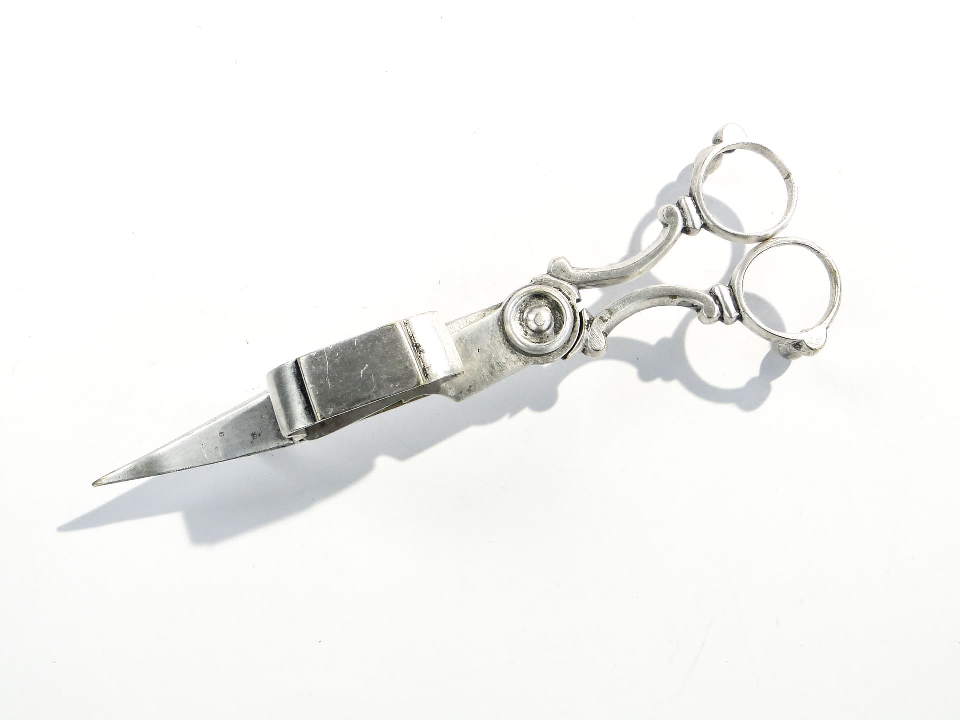 Candle wick trimmers Empire, silver brass, Fraget, Poland, 19th c. - 196138
