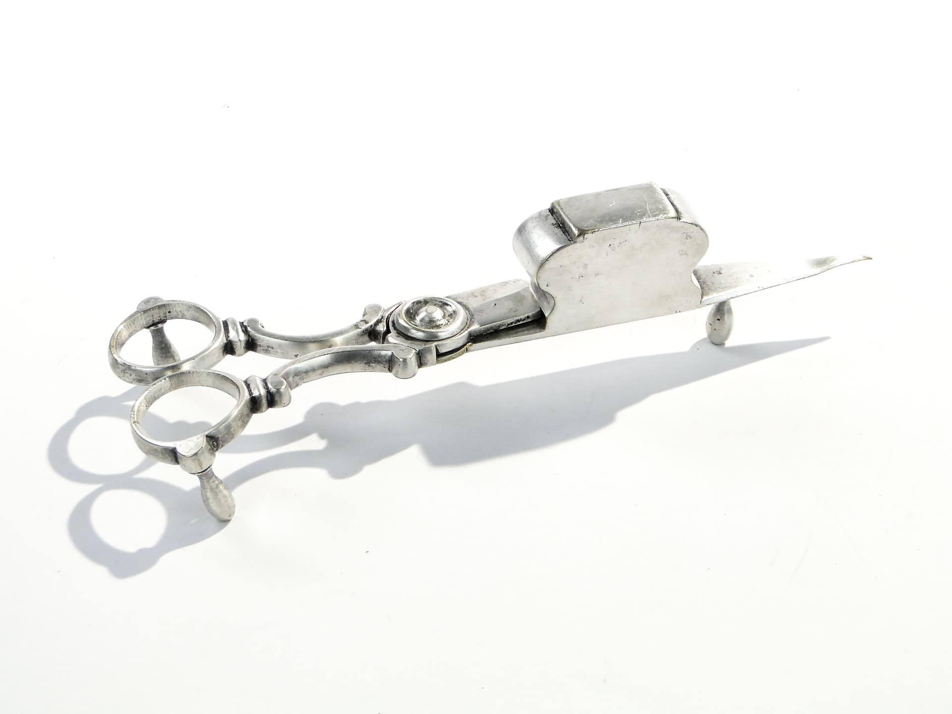 Candle wick trimmers Empire, silver brass, Fraget, Poland, 19th c. - 196139