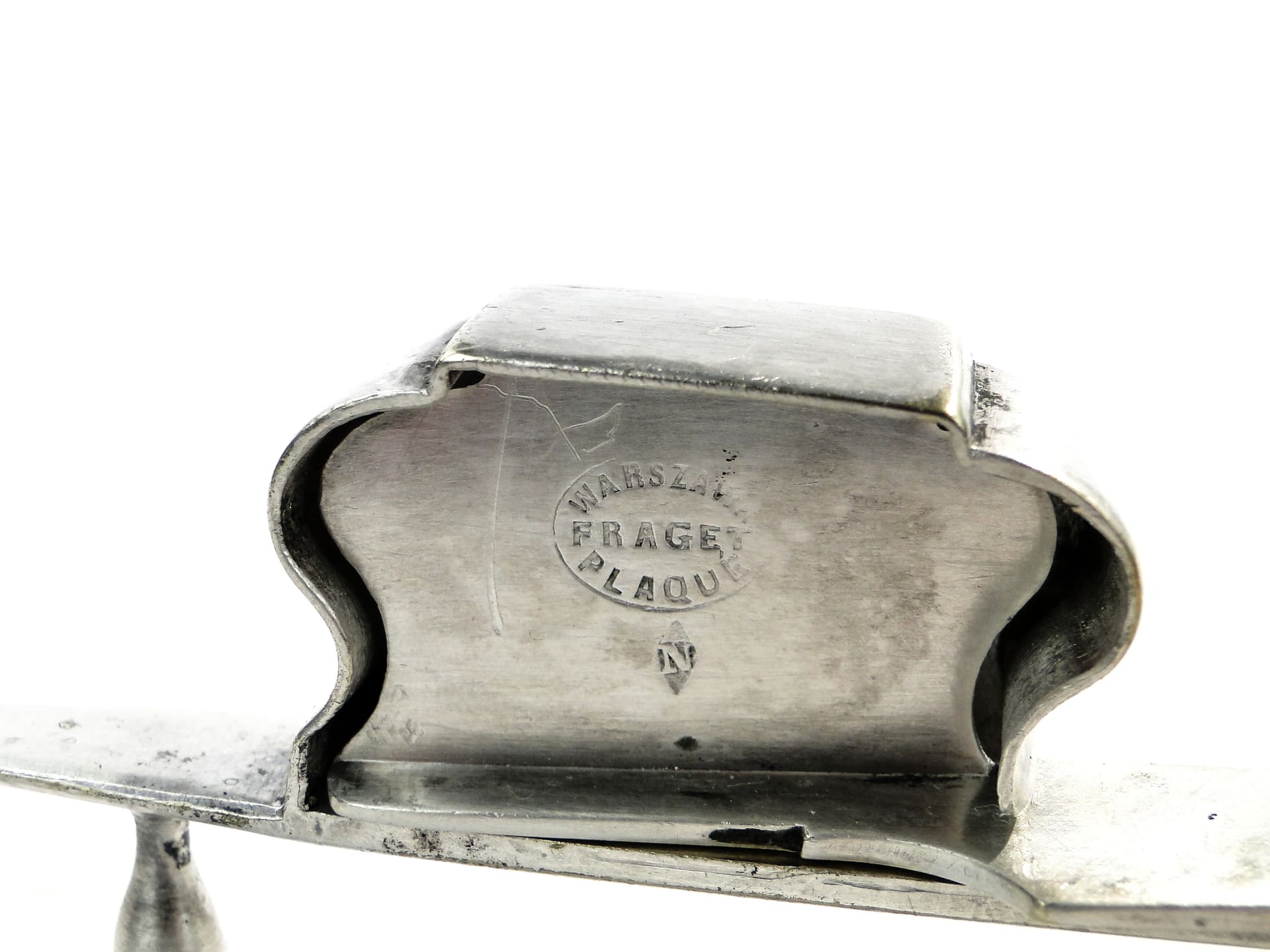 Candle wick trimmers Empire, silver brass, Fraget, Poland, 19th c. - 196143