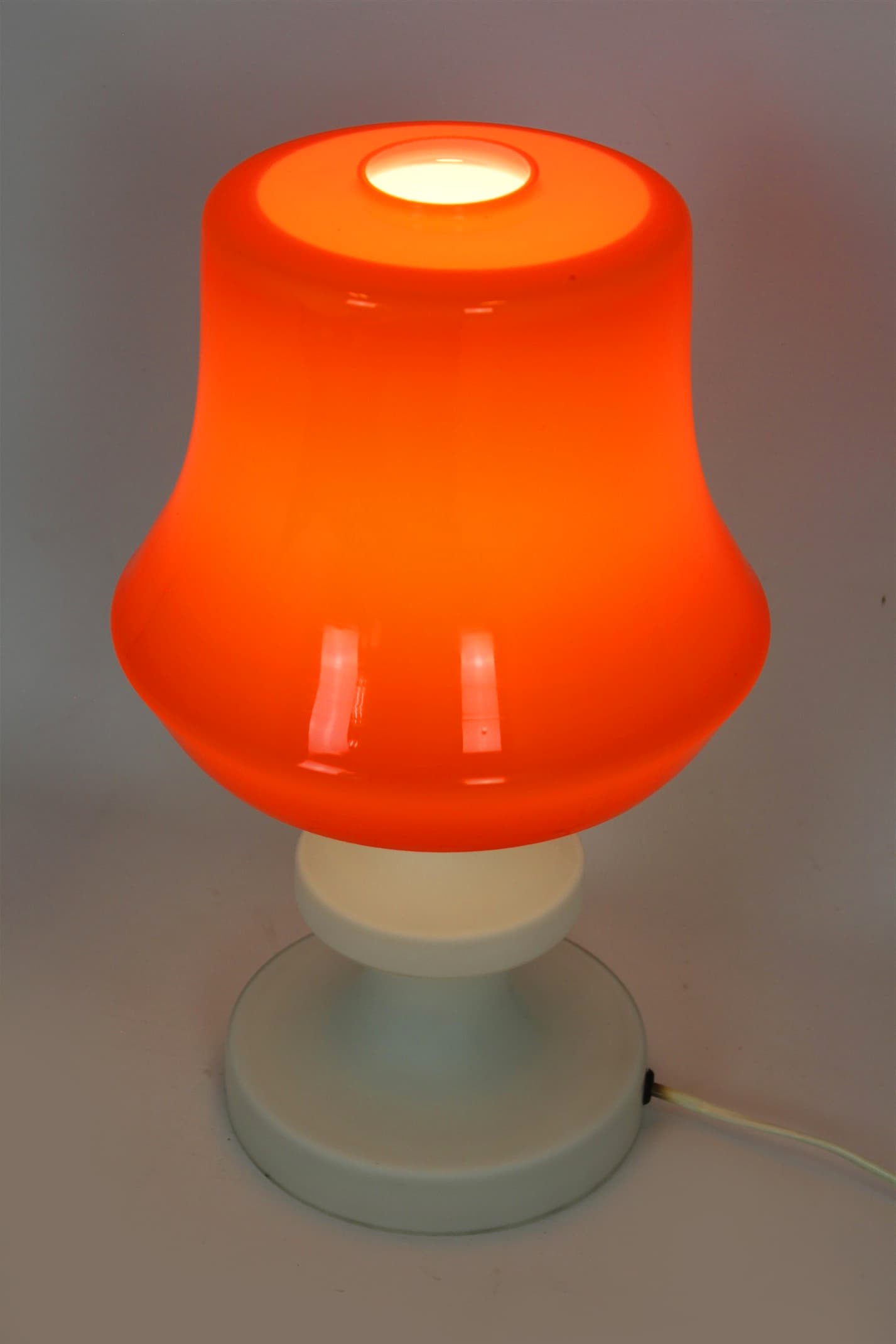 Lampa stołowa, mid-century modern, multikolor, szkło, Osvětlovací Sklo, Czechosłowacja, lata 70. - 196163