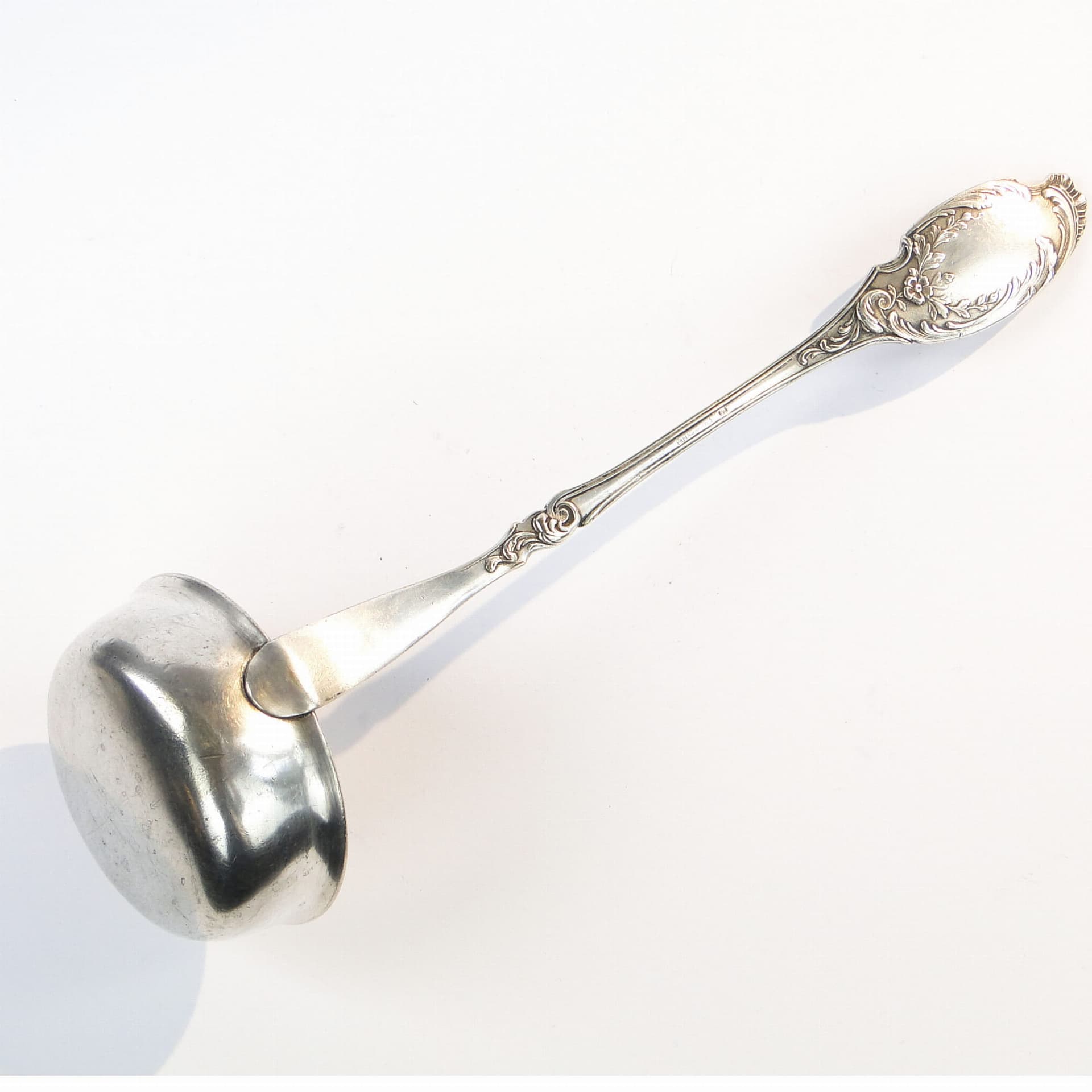 Łyżka wazowa, srebro, mosiądz, Bracia Henneberg, Polska, lata 20. - 196191