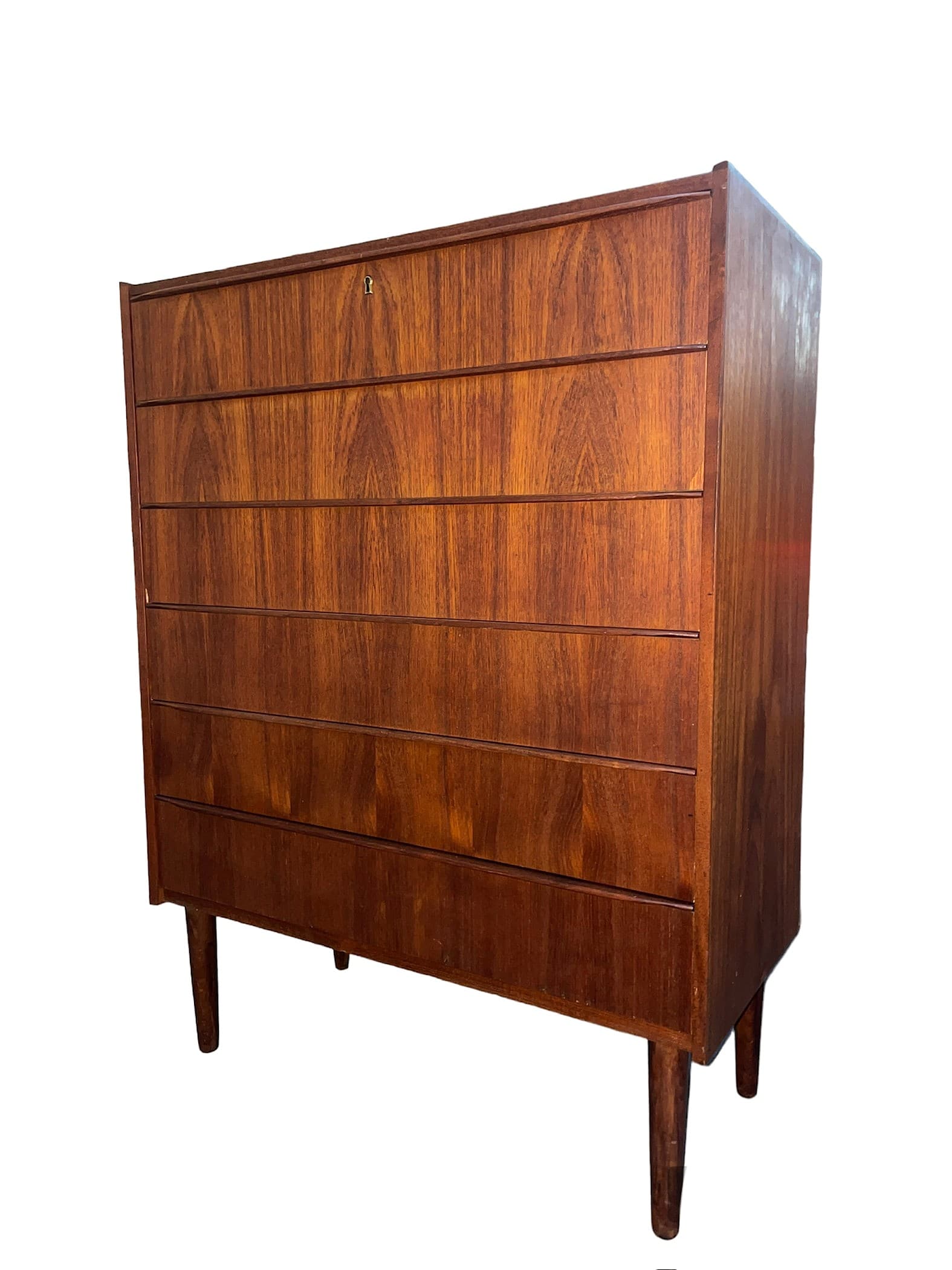 Komoda, brązowy, drewno tekowe, Dania, lata 60. - 196227