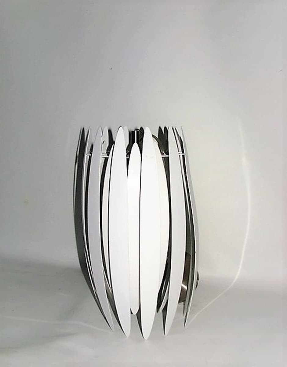 Lampa wisząca Jaws, srebrny, metal, proj. B. Frandsen, lata 80. - 196235