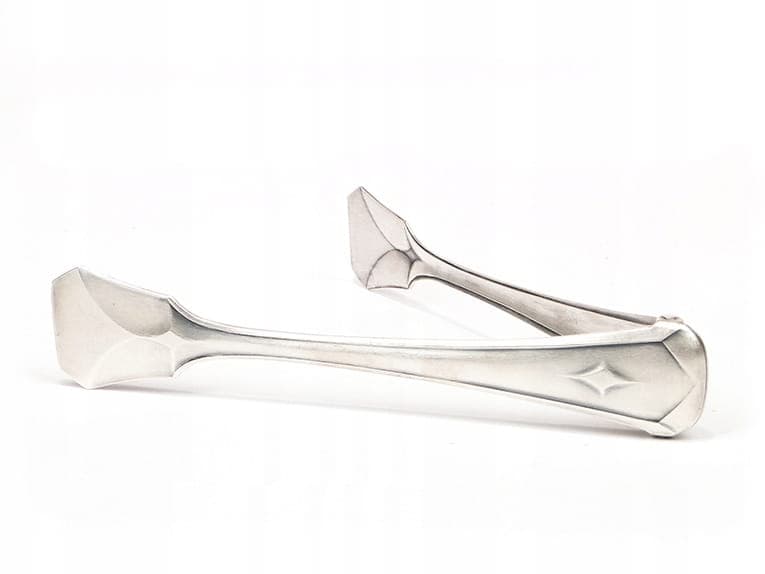 Table tongs Art Deco, silver metal, Bracia Henneberg, Poland, 1930s. - 196237