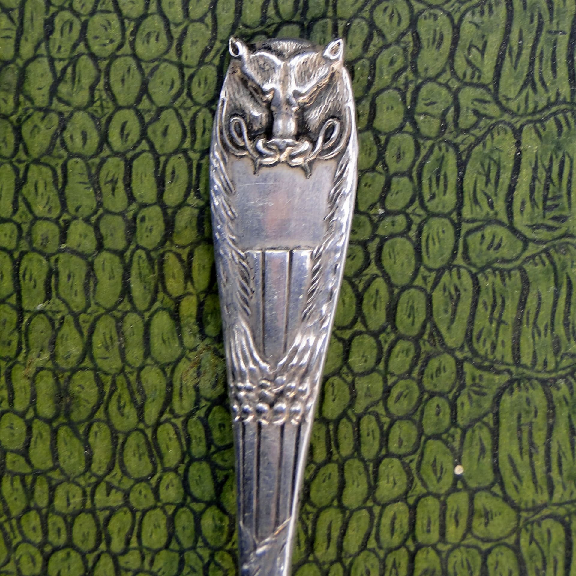 Sugar spoon Egipski, silver-plated brass, Fraget, Poland, early 20th c. - 196551