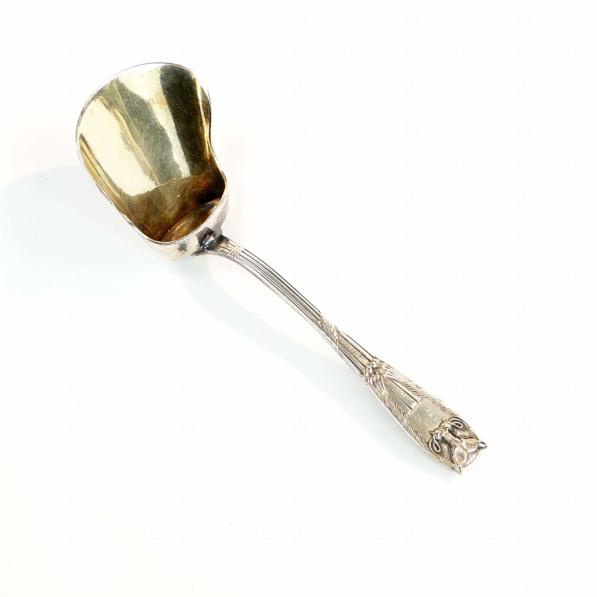 Sugar spoon Egipski, silver-plated brass, Fraget, Poland, early 20th c. - 196556