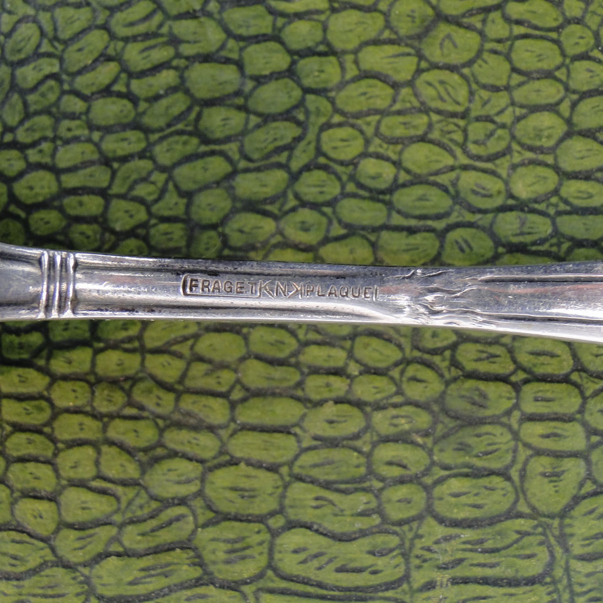 Sugar spoon Egipski, silver-plated brass, Fraget, Poland, early 20th c. - 196553