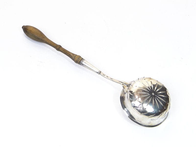 Pickle Spoon, silver, wood, Sweden, 19th c. - 196607