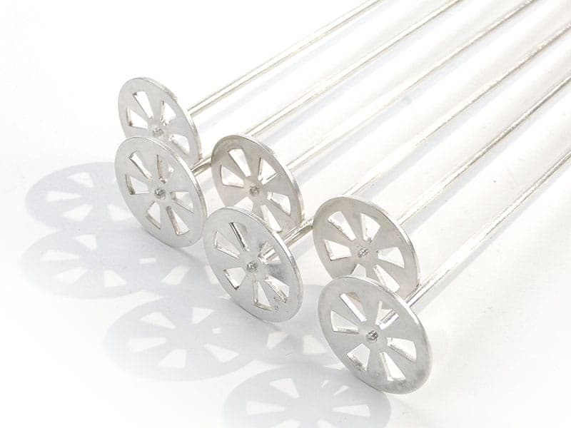 Komplet mieszadełek koktajlowych, srebrny, mosiądz, Francja, lata 50. - 196610