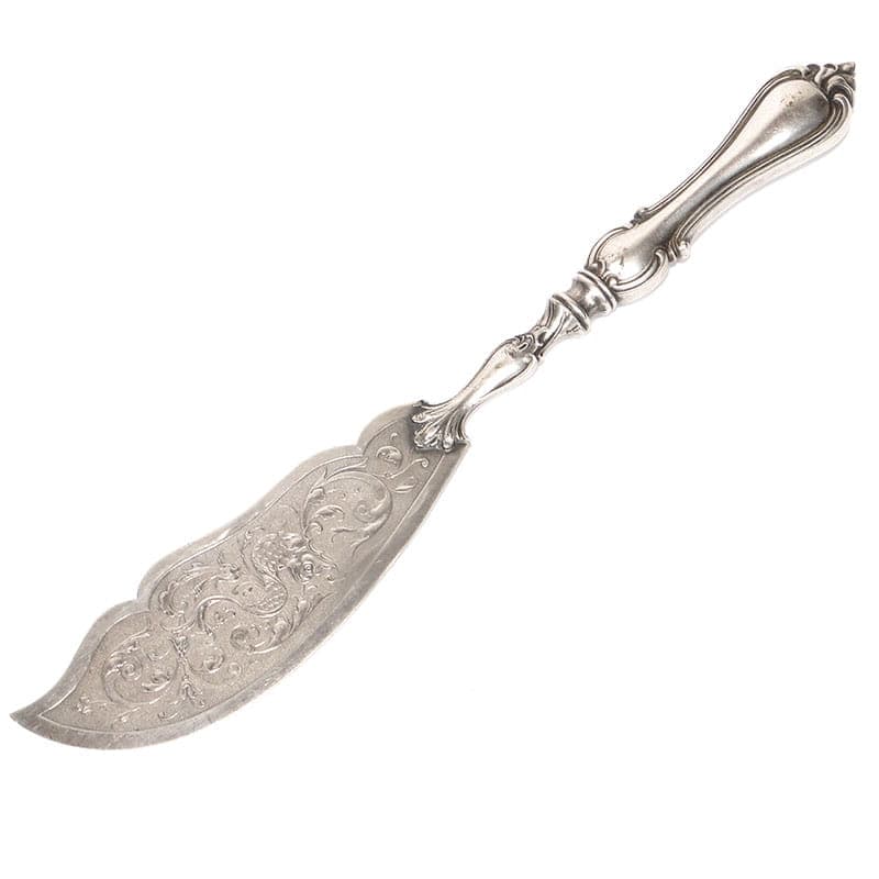 Serving spatula, Neo-Baroque, silver metal, WMF, Germany, 19th c. - 196749