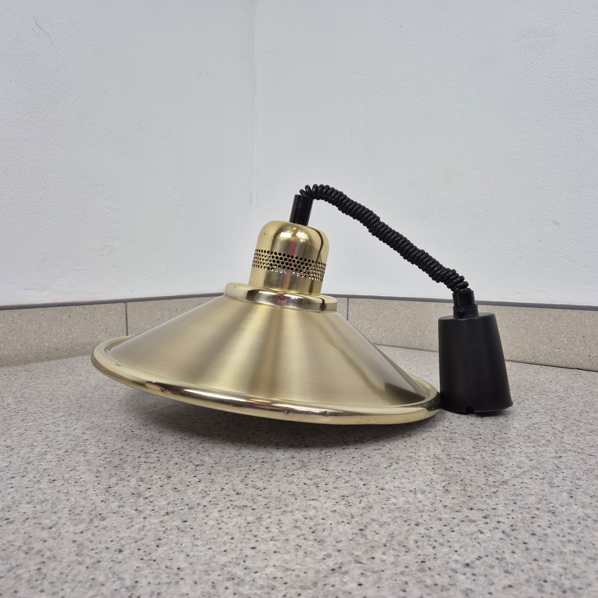 Lampa wisząca, złoty mosiądz, Norwegia, lata 60. - 196778