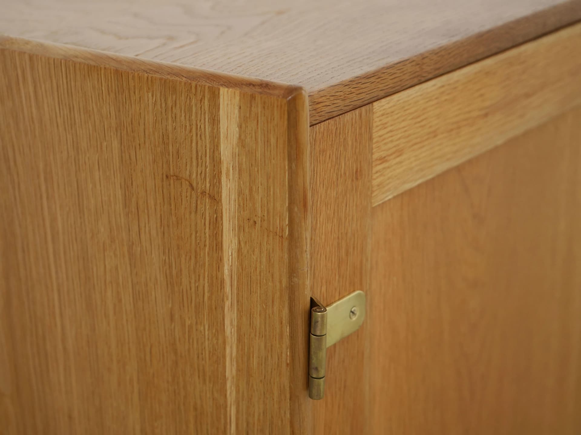 Cabinet, yellow ash, Lyby Møbler, Denmark, 1970s. - 13763