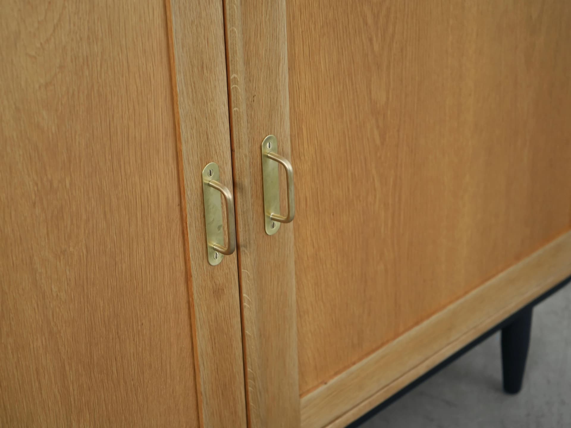 Cabinet, yellow ash, Lyby Møbler, Denmark, 1970s. - 13761