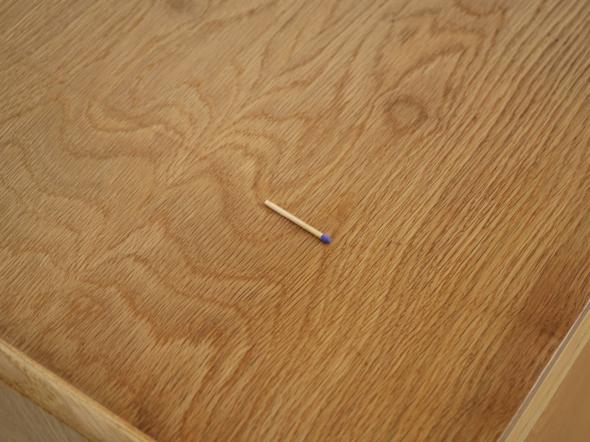 Cabinet, yellow ash, Lyby Møbler, Denmark, 1970s. - 76454