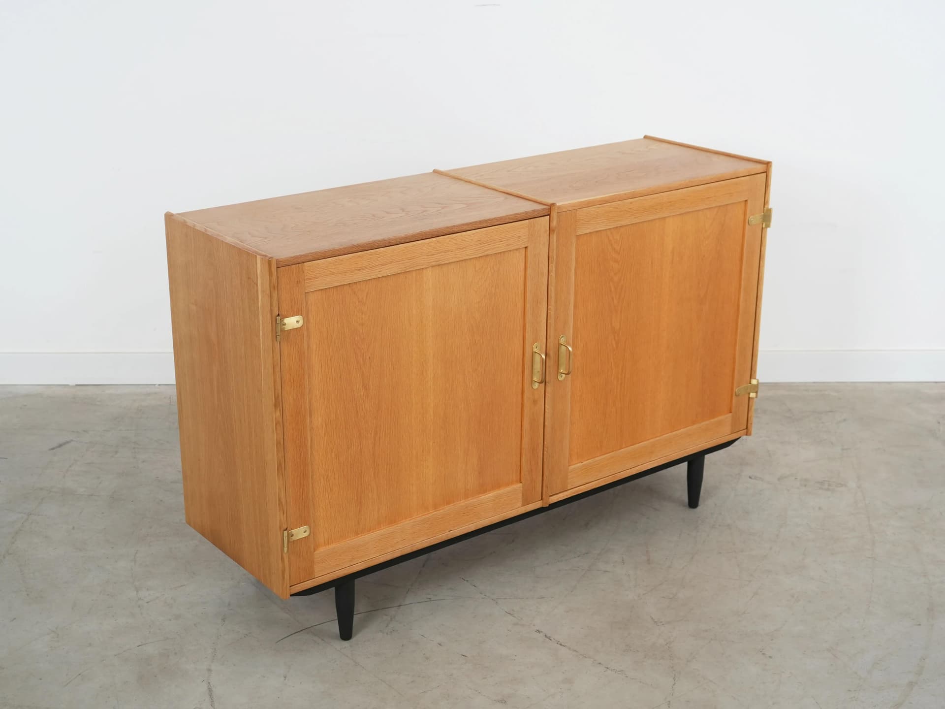 Cabinet, yellow ash, Lyby Møbler, Denmark, 1970s. - 13759