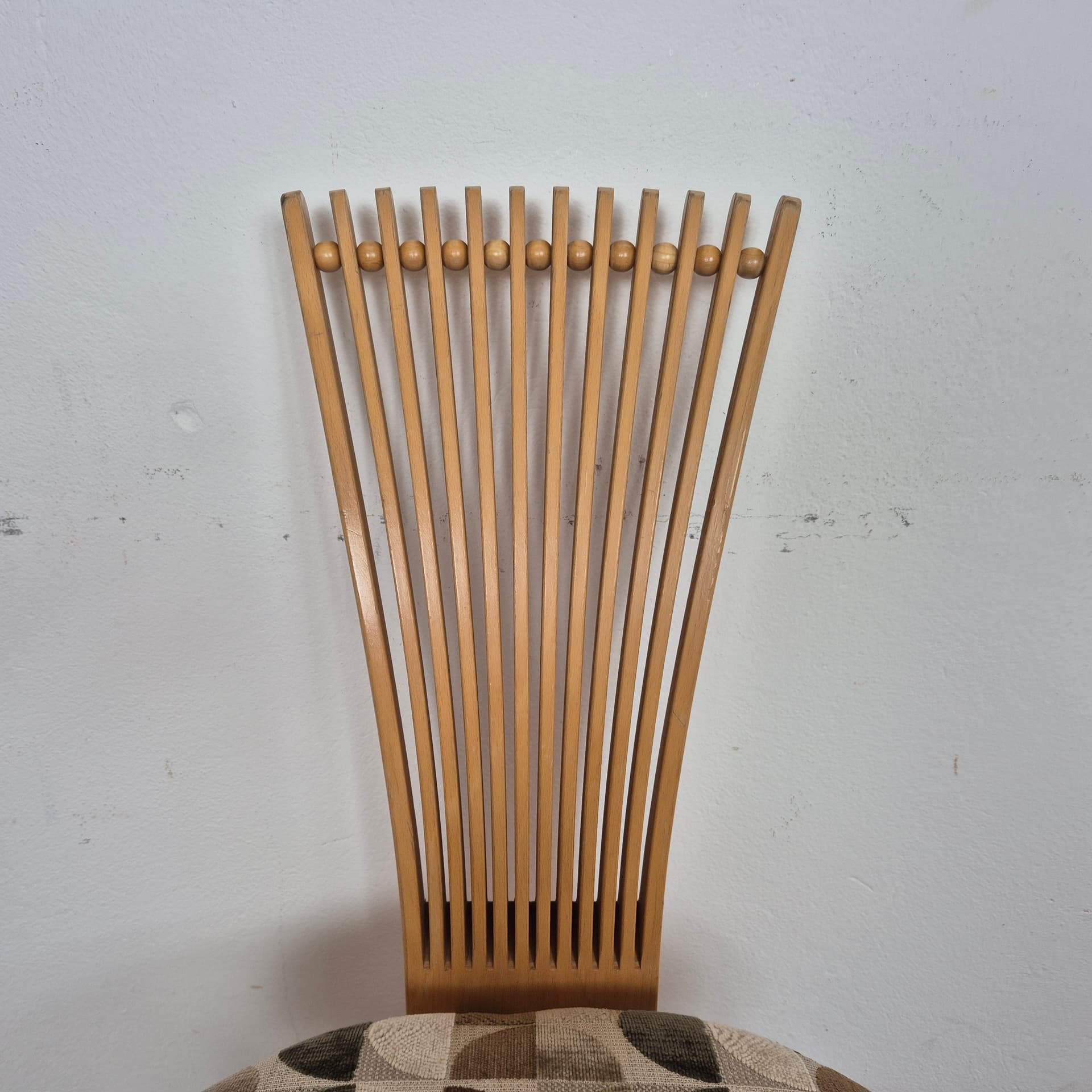 Krzesło Totem, multikolor, sklejka brzozowa, proj. T. Nielsen, Westnofa, Norwegia, lata 60. - 196808