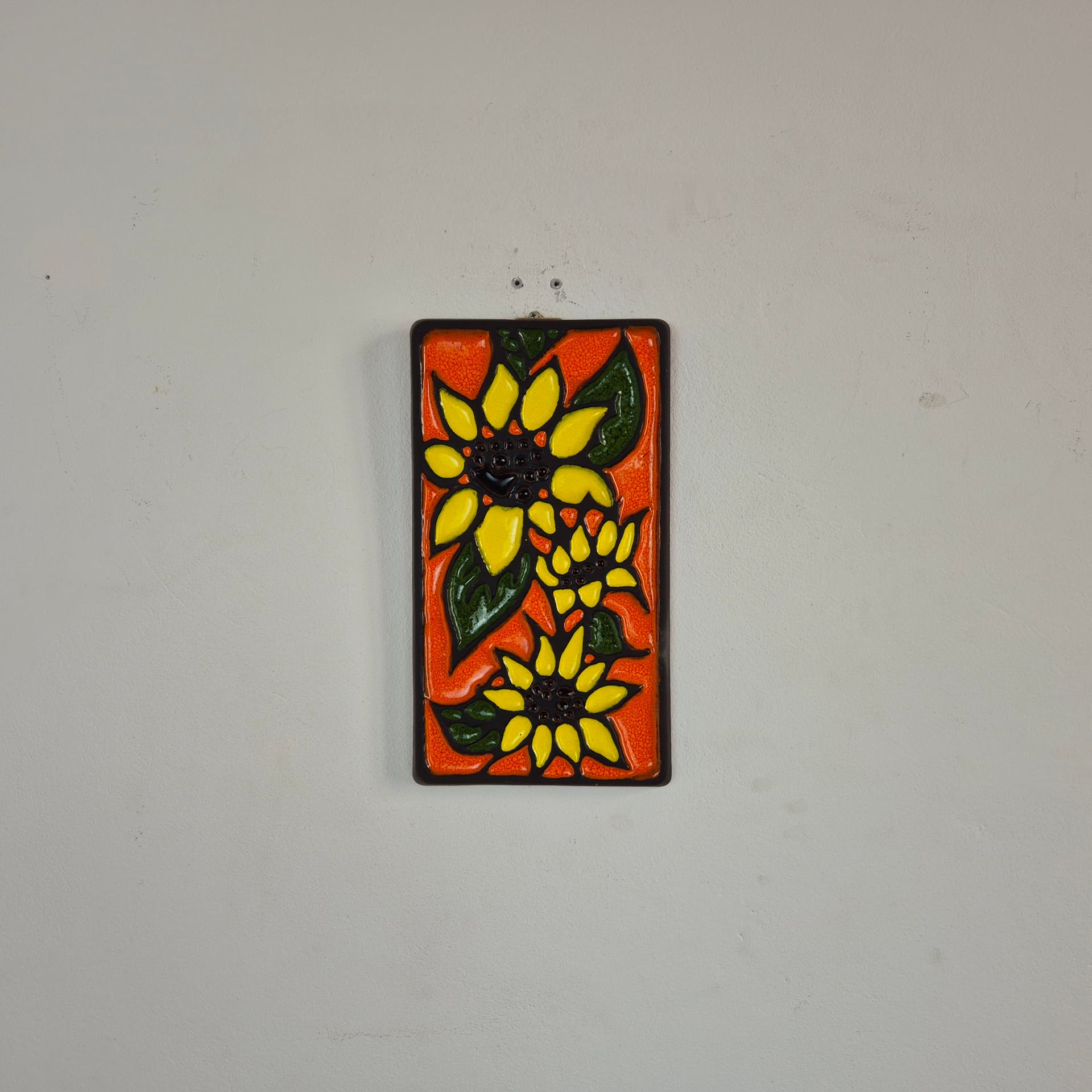 Plakieta ścienna, multikolor, ceramika, Carstens Keramik, Niemcy, lata 70. - 197008