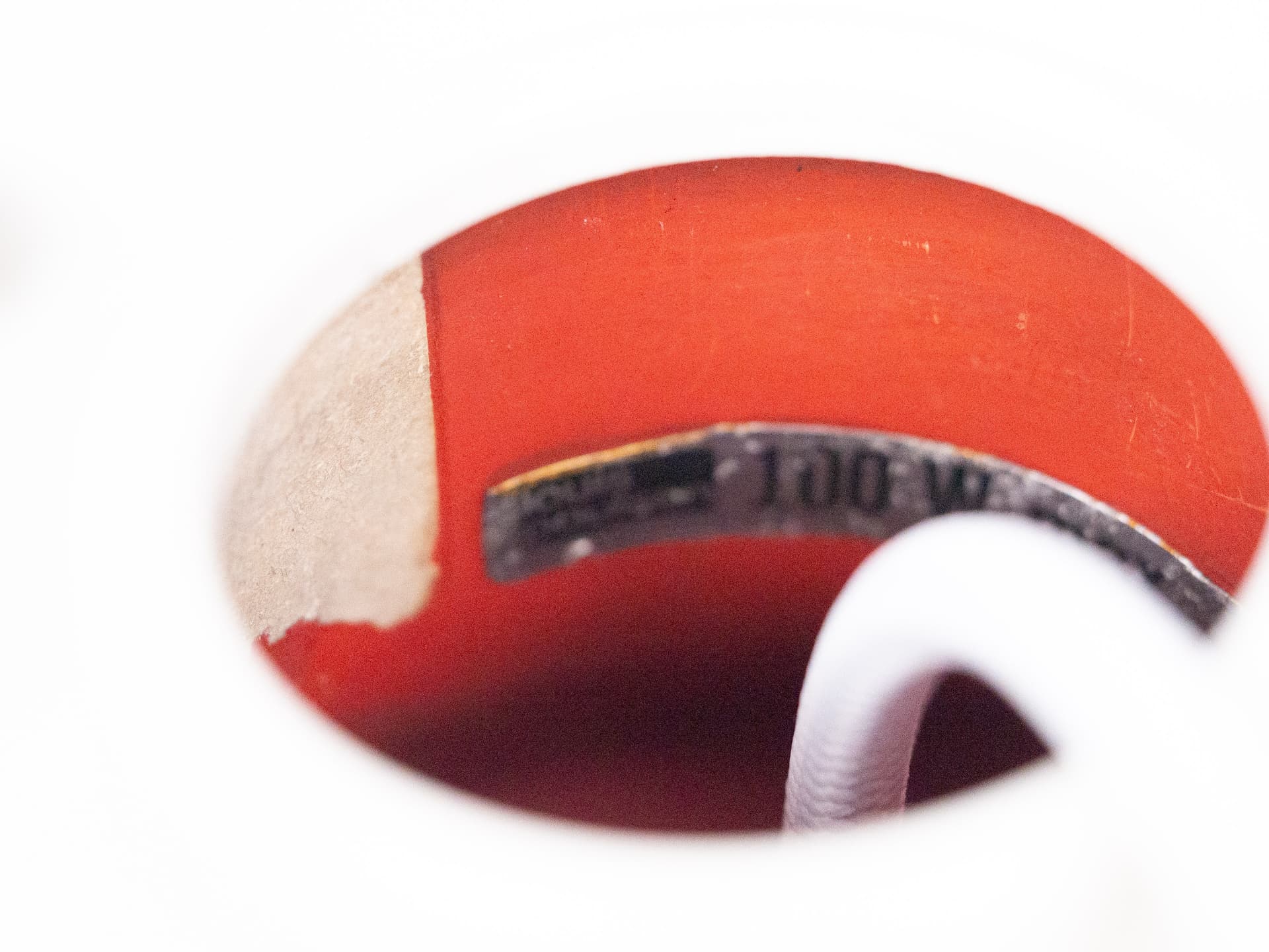 Lampa wisząca PH 5, metal biały, proj. P. Henningsen, Louis Poulsen, Dania, lata 80. - 197061