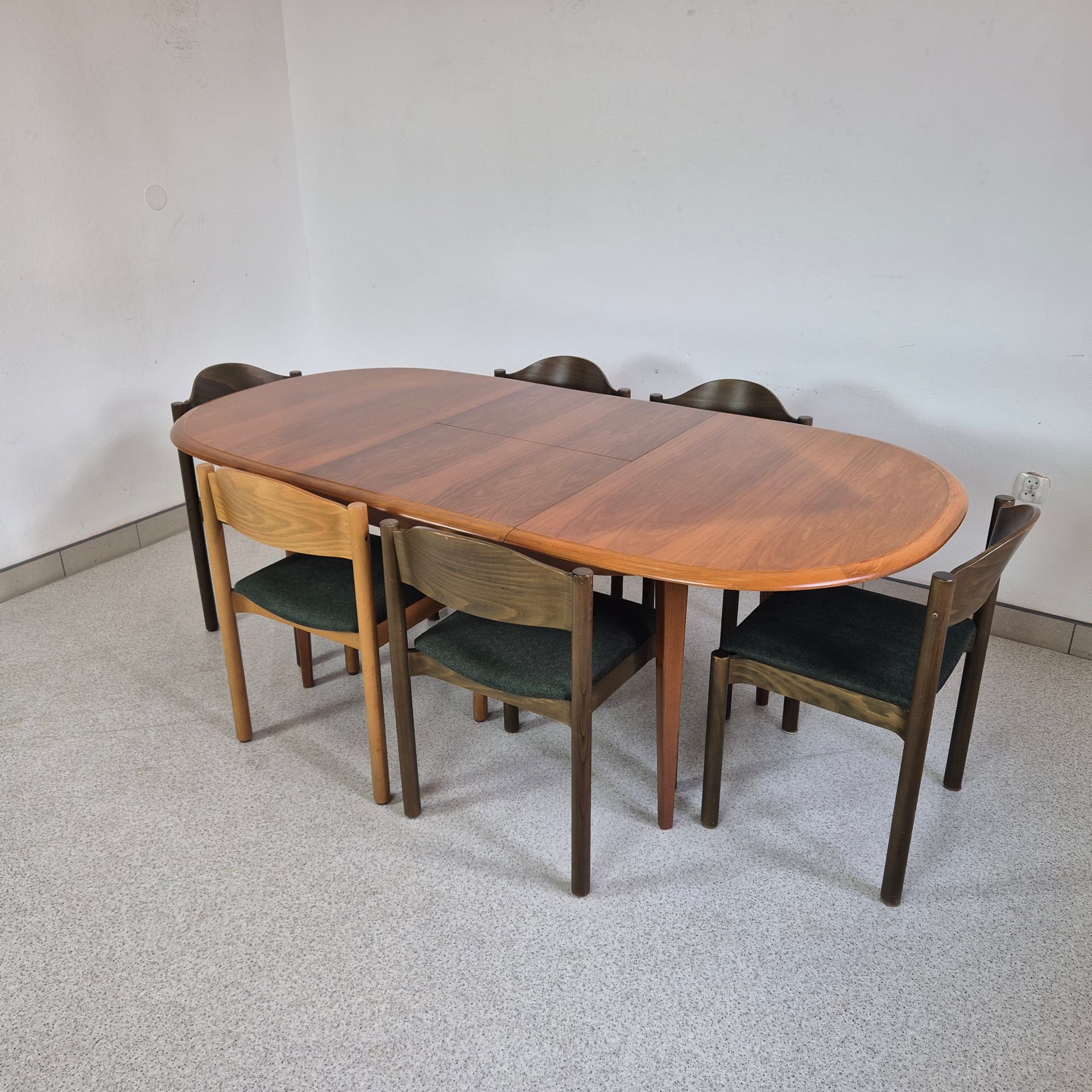 Stół rozkładany, orzech brązowy, Kondor, Niemcy, lata 80. - 197106