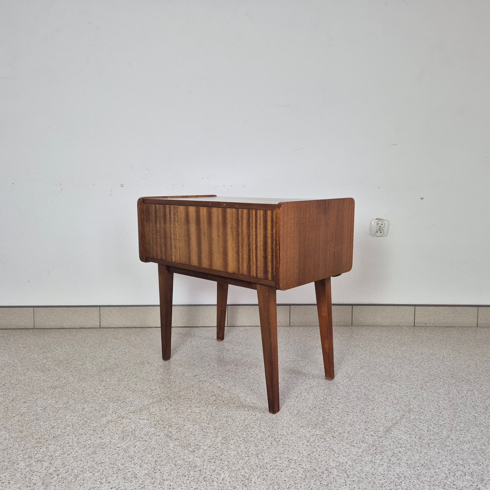 Komoda, brązowy fornir, proj. C. J. Krause, Niemcy, lata 50. - 197121