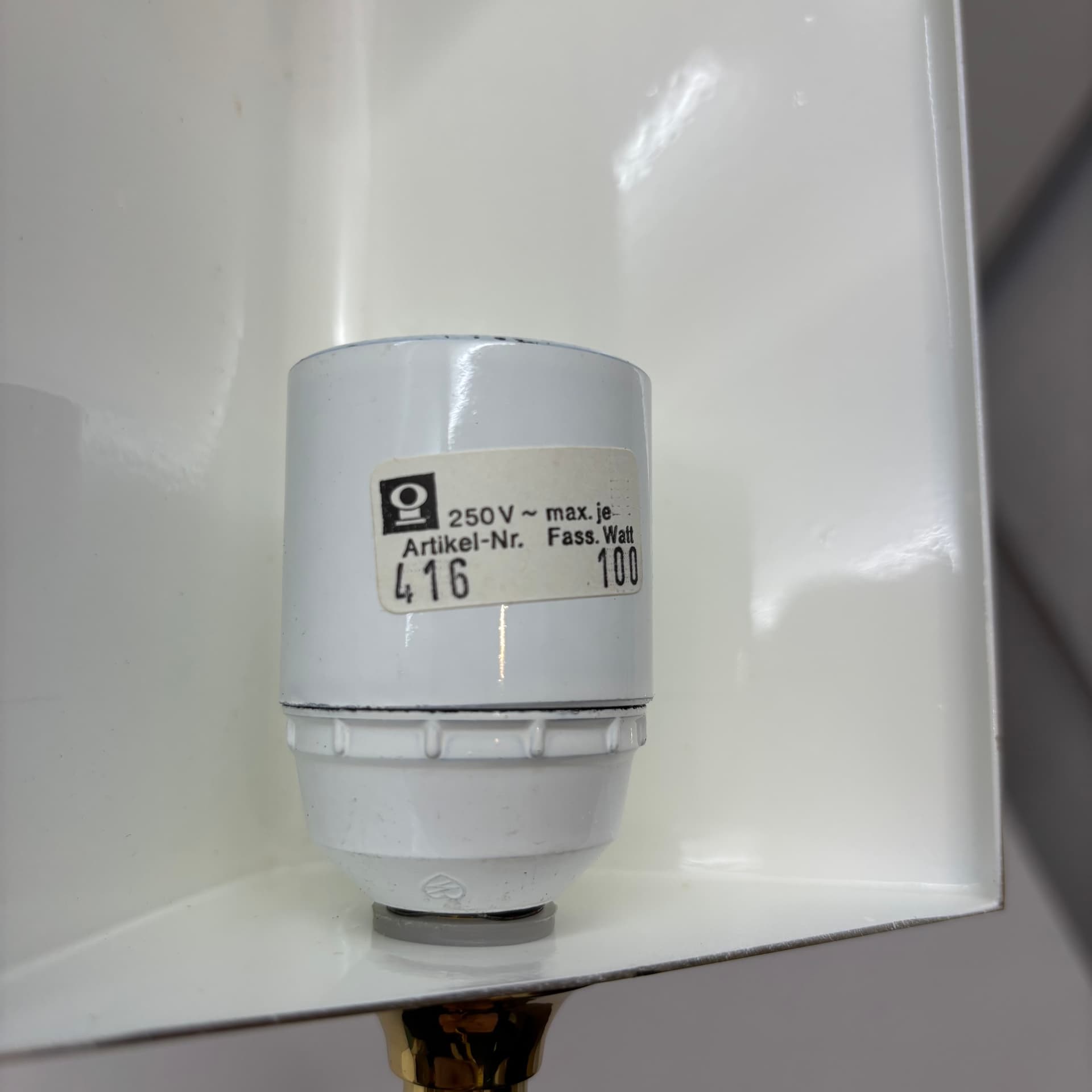 Kinkiet, złoty, mosiądz, Niemcy, lata 70. - 197280