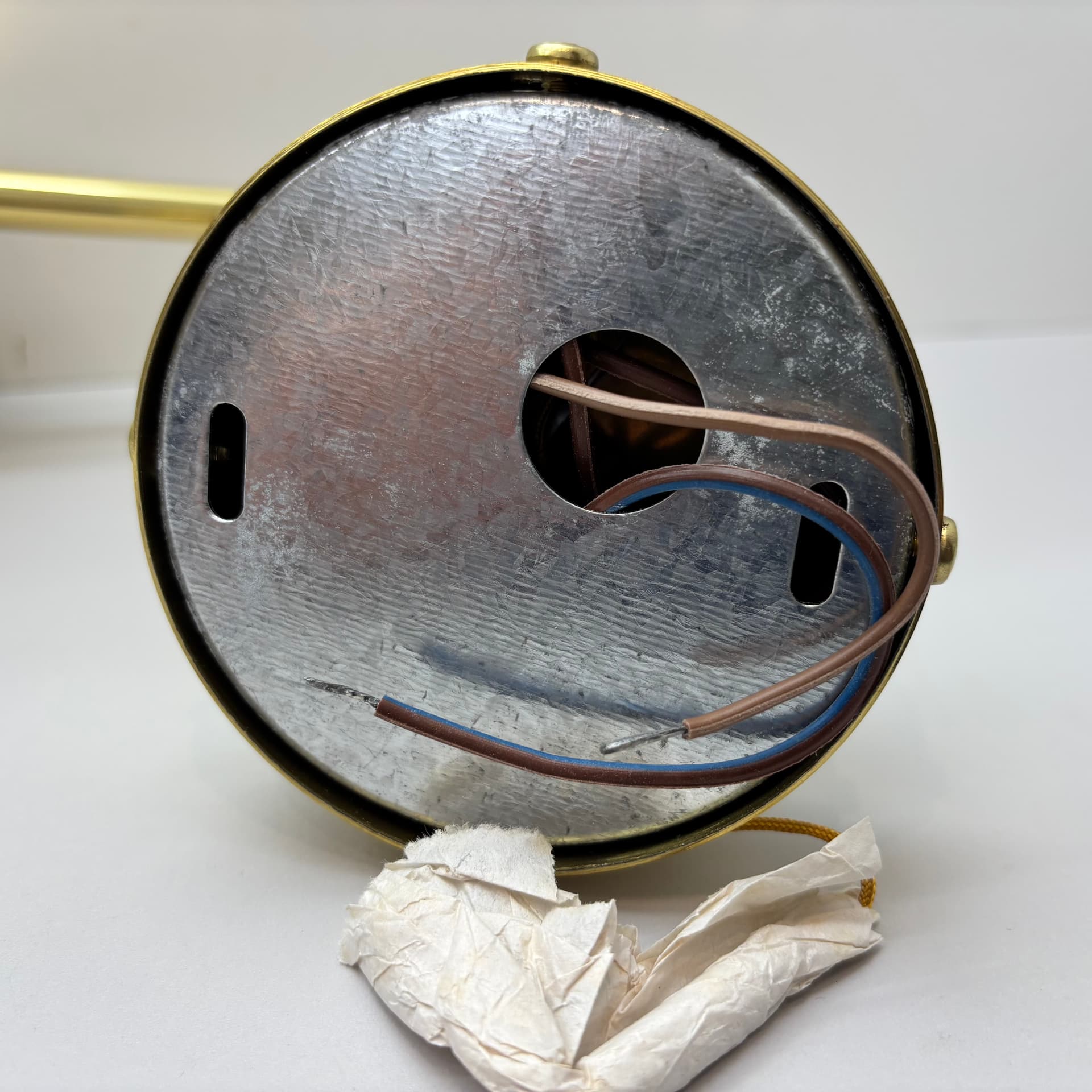 Kinkiet, złoty, mosiądz, Niemcy, lata 70. - 197292