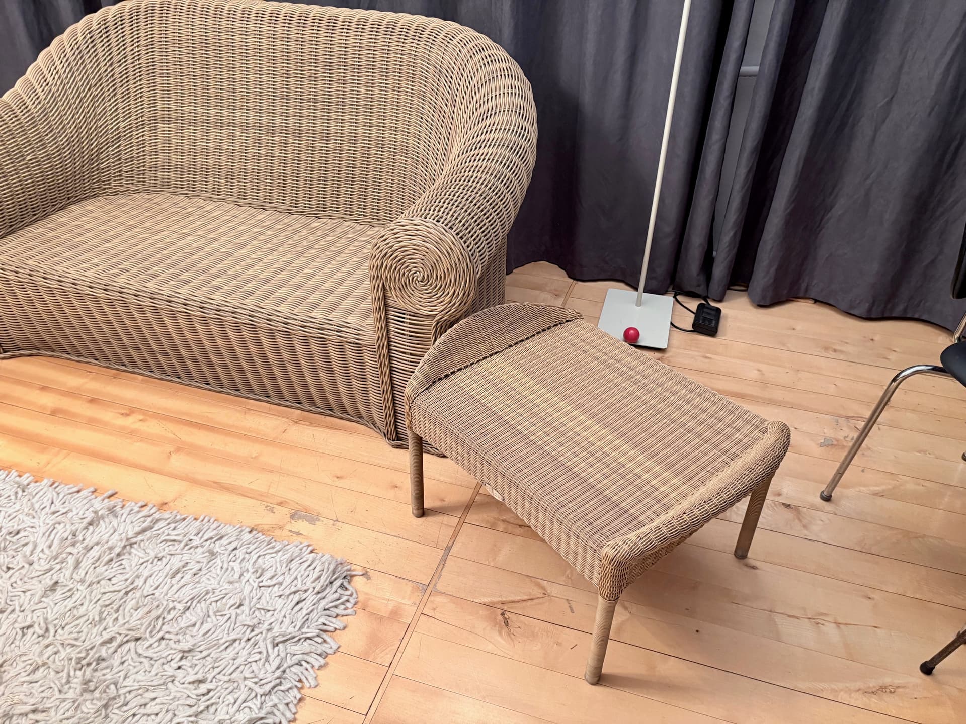 Lounge set, beige, by R. Frinier, Dedon, Germany, 1990s. - 197320