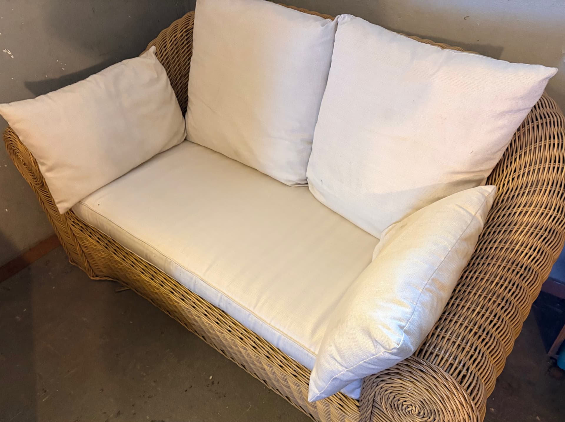 Lounge set, beige, by R. Frinier, Dedon, Germany, 1990s. - 197319