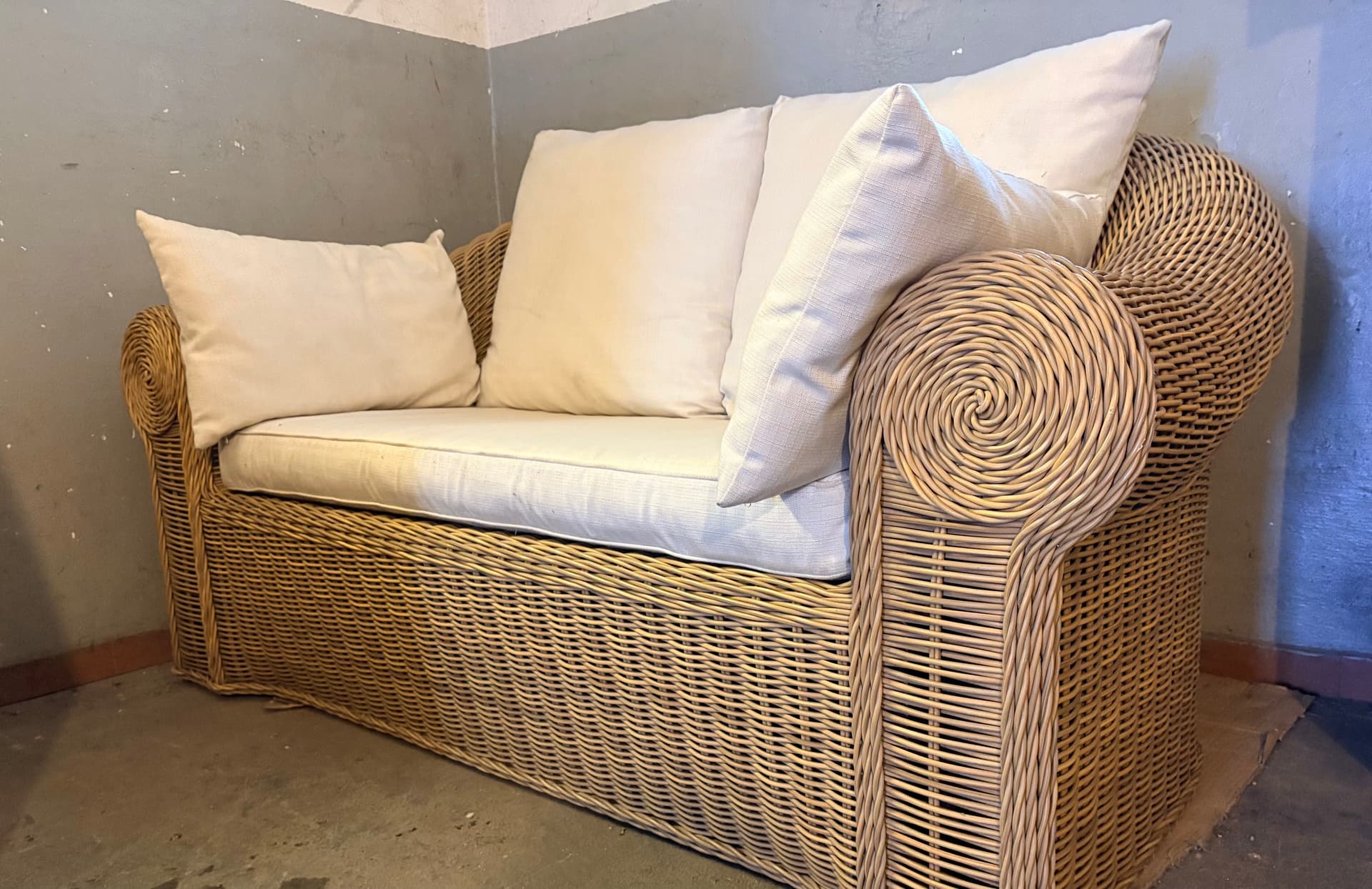 Lounge set, beige, by R. Frinier, Dedon, Germany, 1990s. - 197314