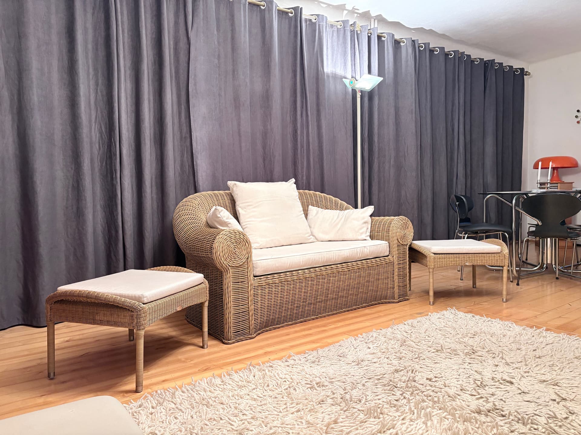 Lounge set, beige, by R. Frinier, Dedon, Germany, 1990s. - 197315