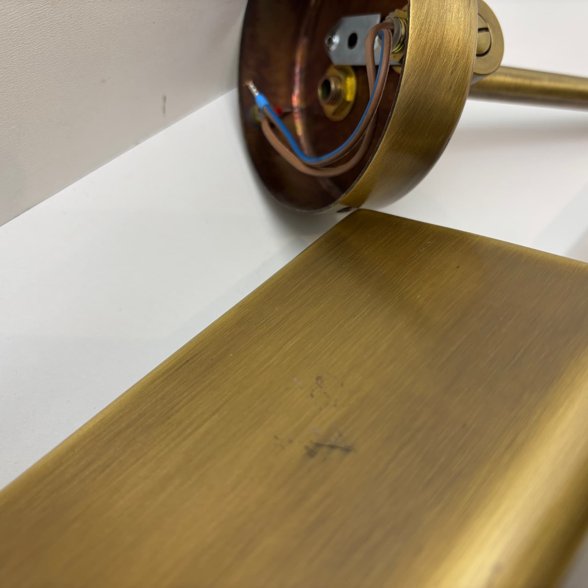 Para kinkietów, złoty, mosiądz, Niemcy, lata 70. - 197339