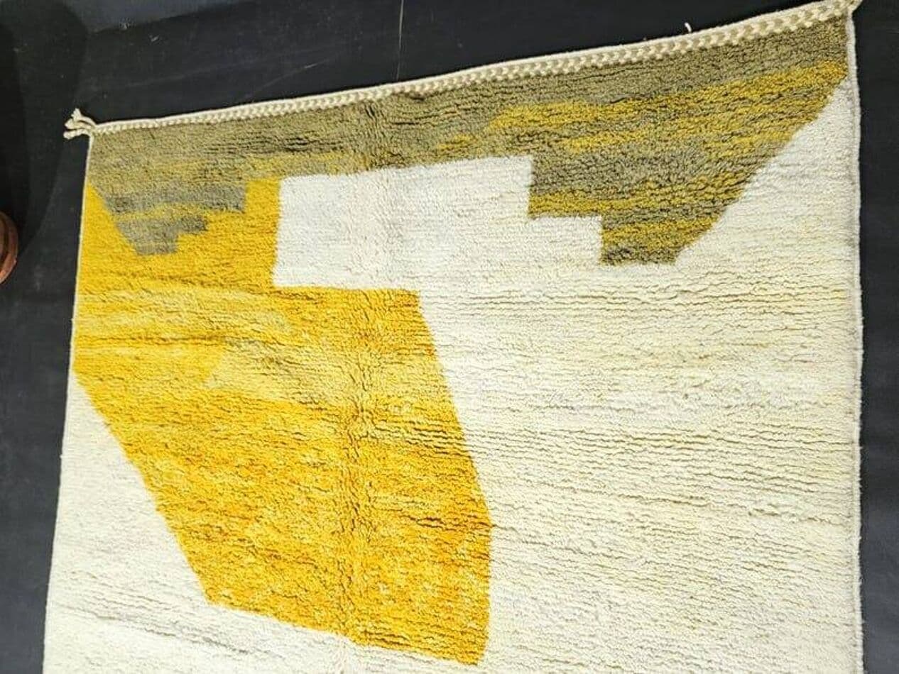 Ręcznie tkany dywan 150x250 cm, wełna, multikolor, Maroko - 197429