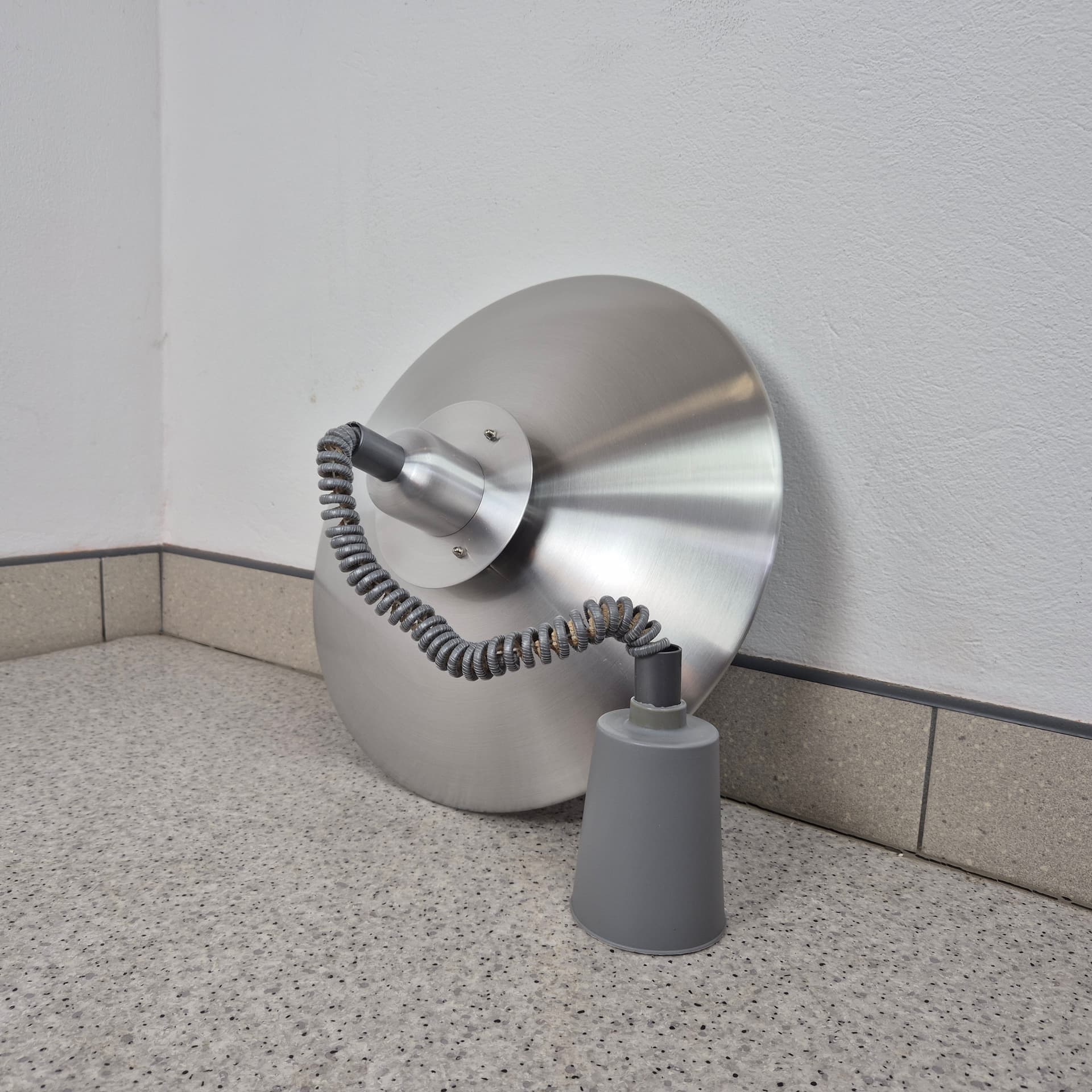 Pendant lamp Primus, silver, metal, Belid, Sweden, 1980s. - 197509