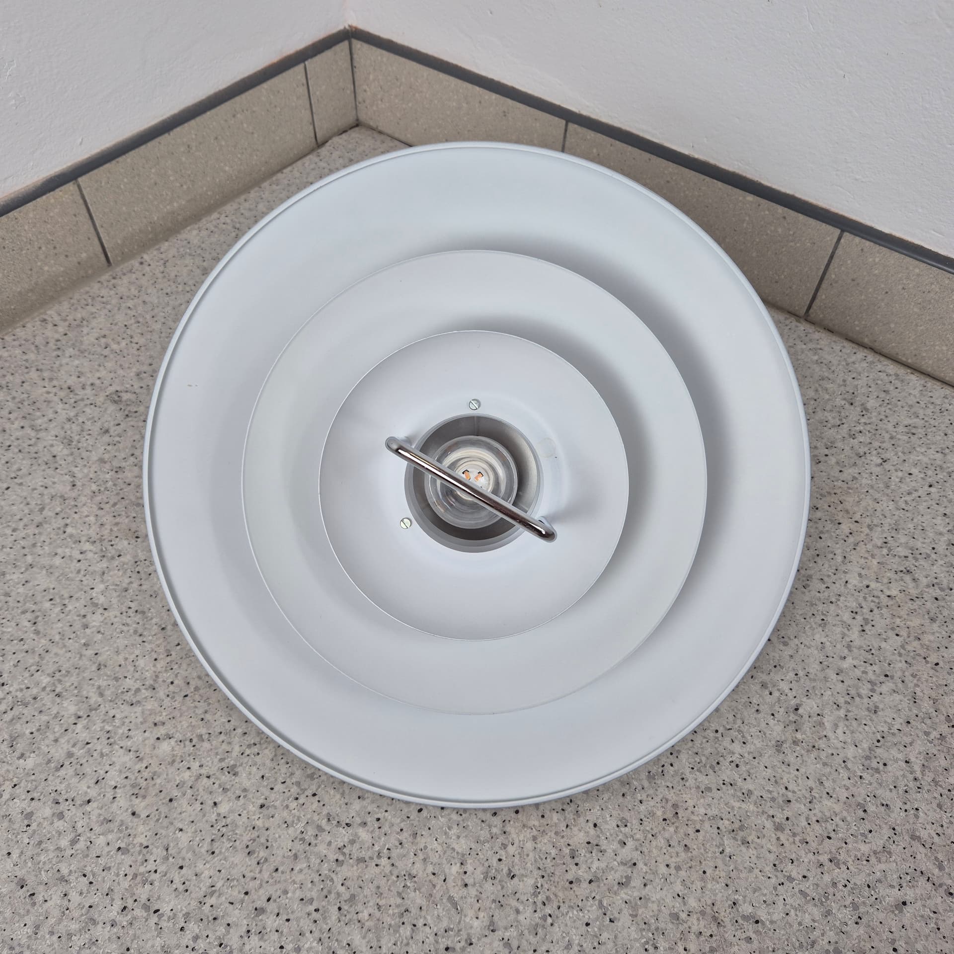 Pendant lamp Primus, silver, metal, Belid, Sweden, 1980s. - 197508