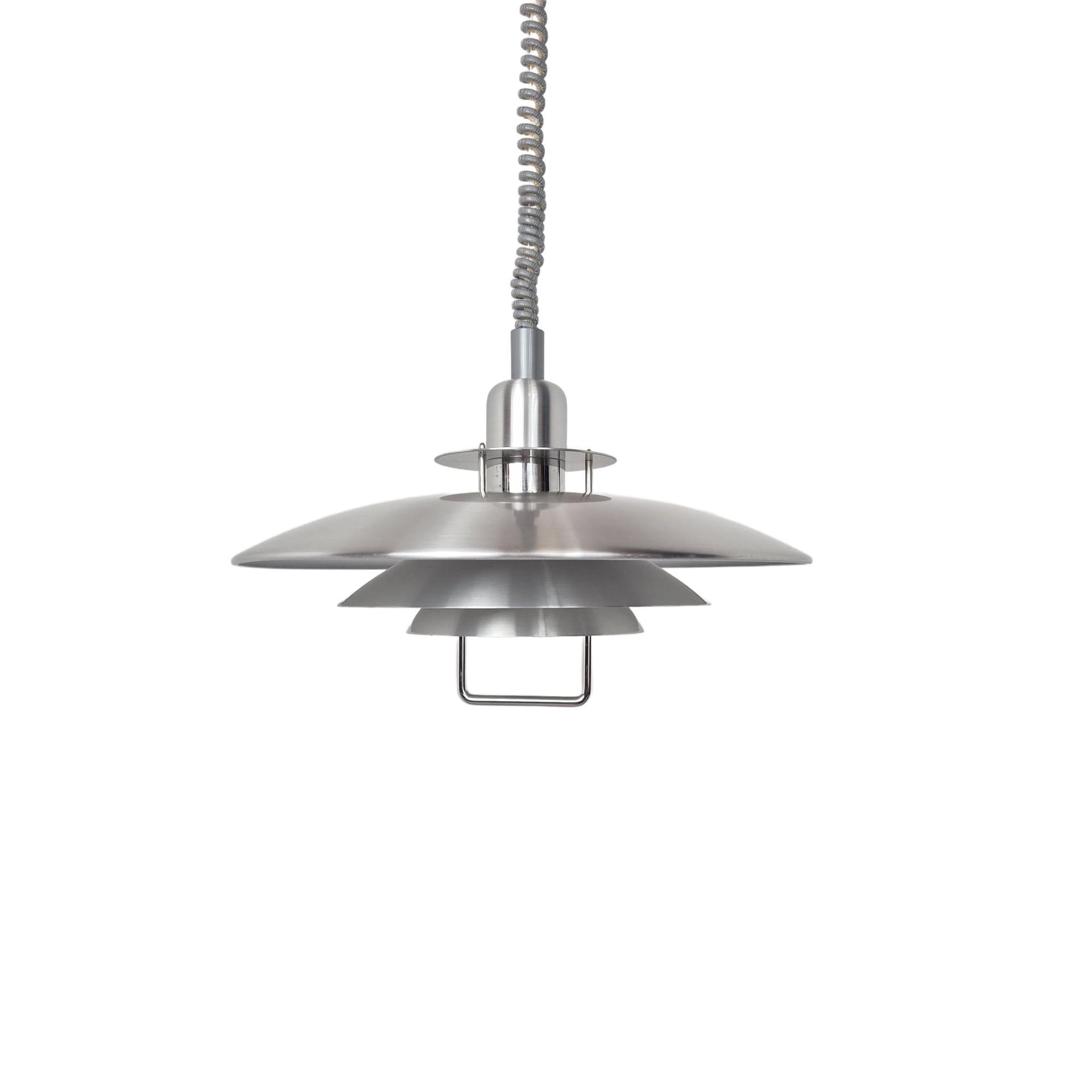 Pendant lamp Primus, silver, metal, Belid, Sweden, 1980s.