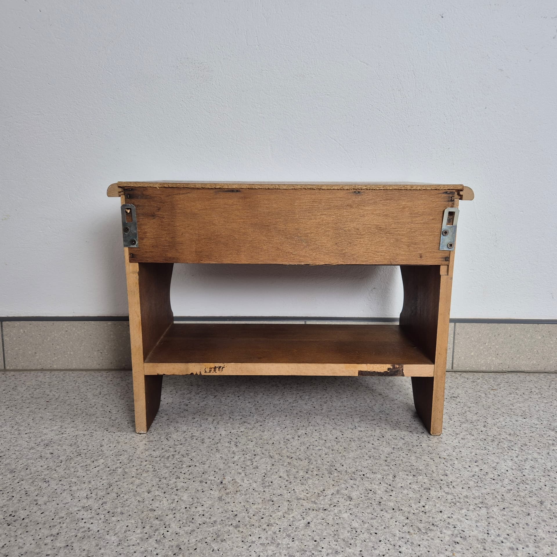 Szafka wisząca, brązowy, drewno, Niemcy, lata 80. - 197520